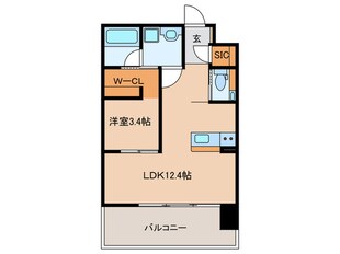 ベネチア天満橋の物件間取画像